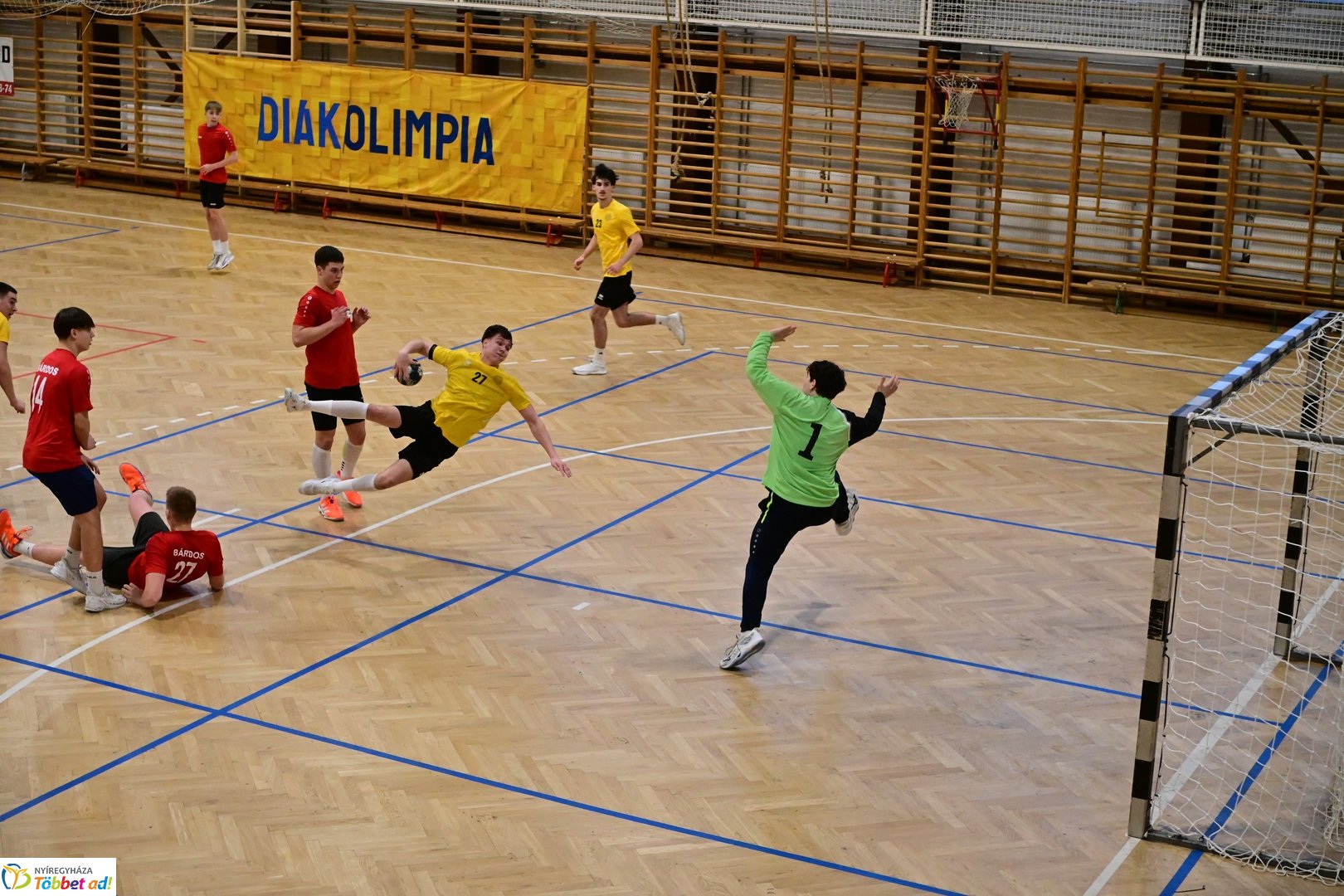 Kézilabda diákolimpia a Bem iskolában 2026 januárjában