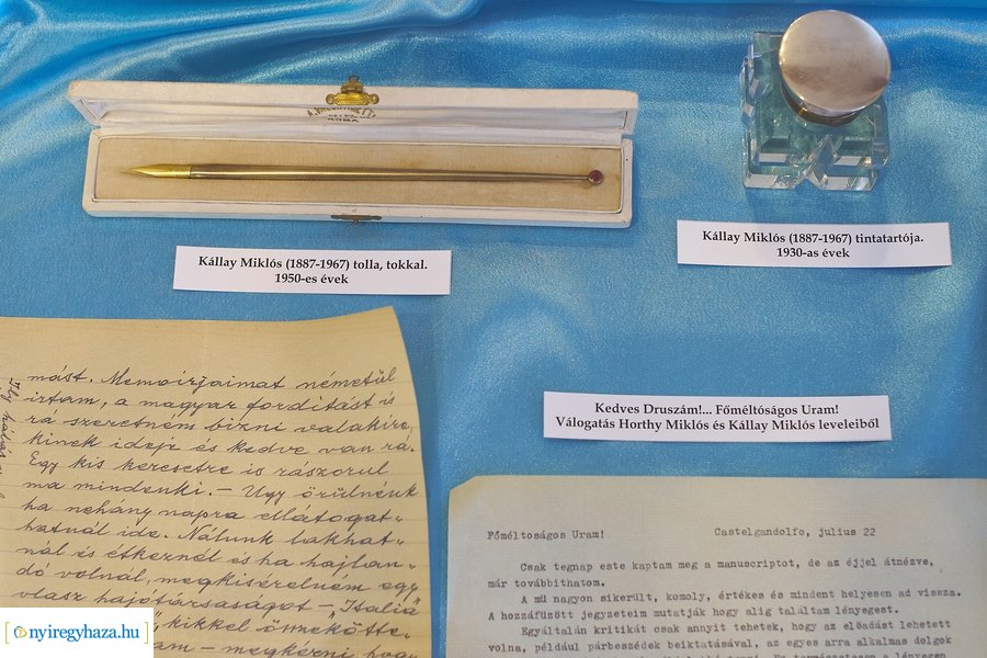 Kiállítás Kállay Miklós leveleiből 2022