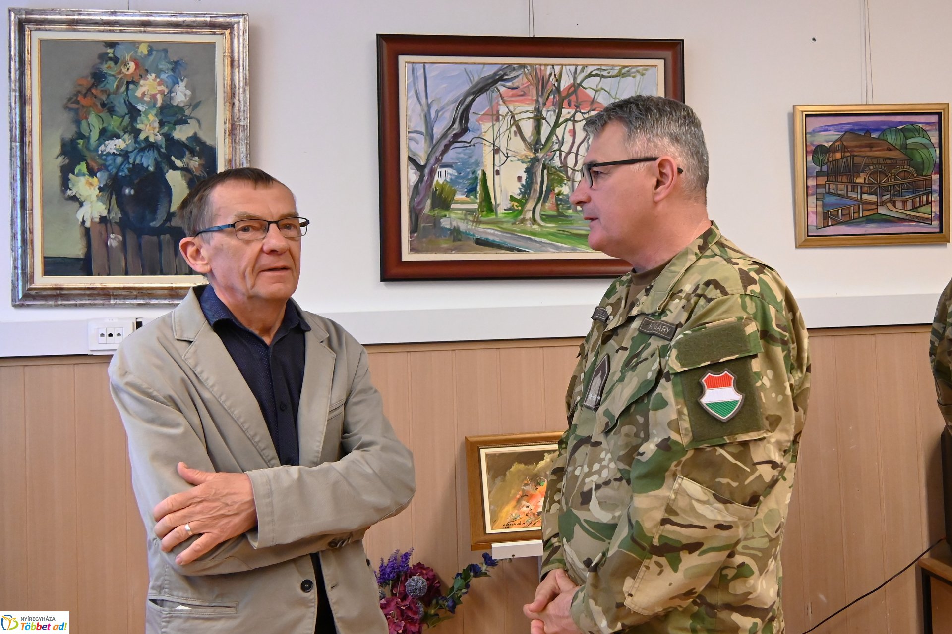 Kiállításmegnyitó a Damjanich laktanyában