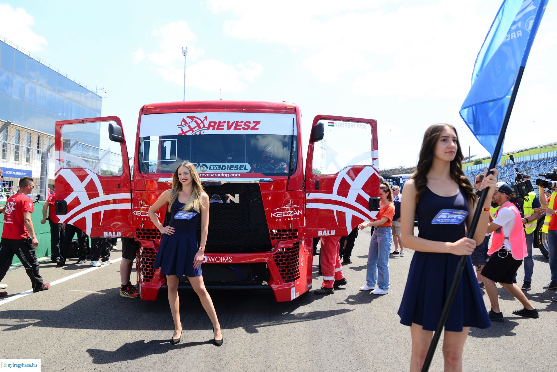 Kiss Norbert hármas győzelme a Hungaroringen
