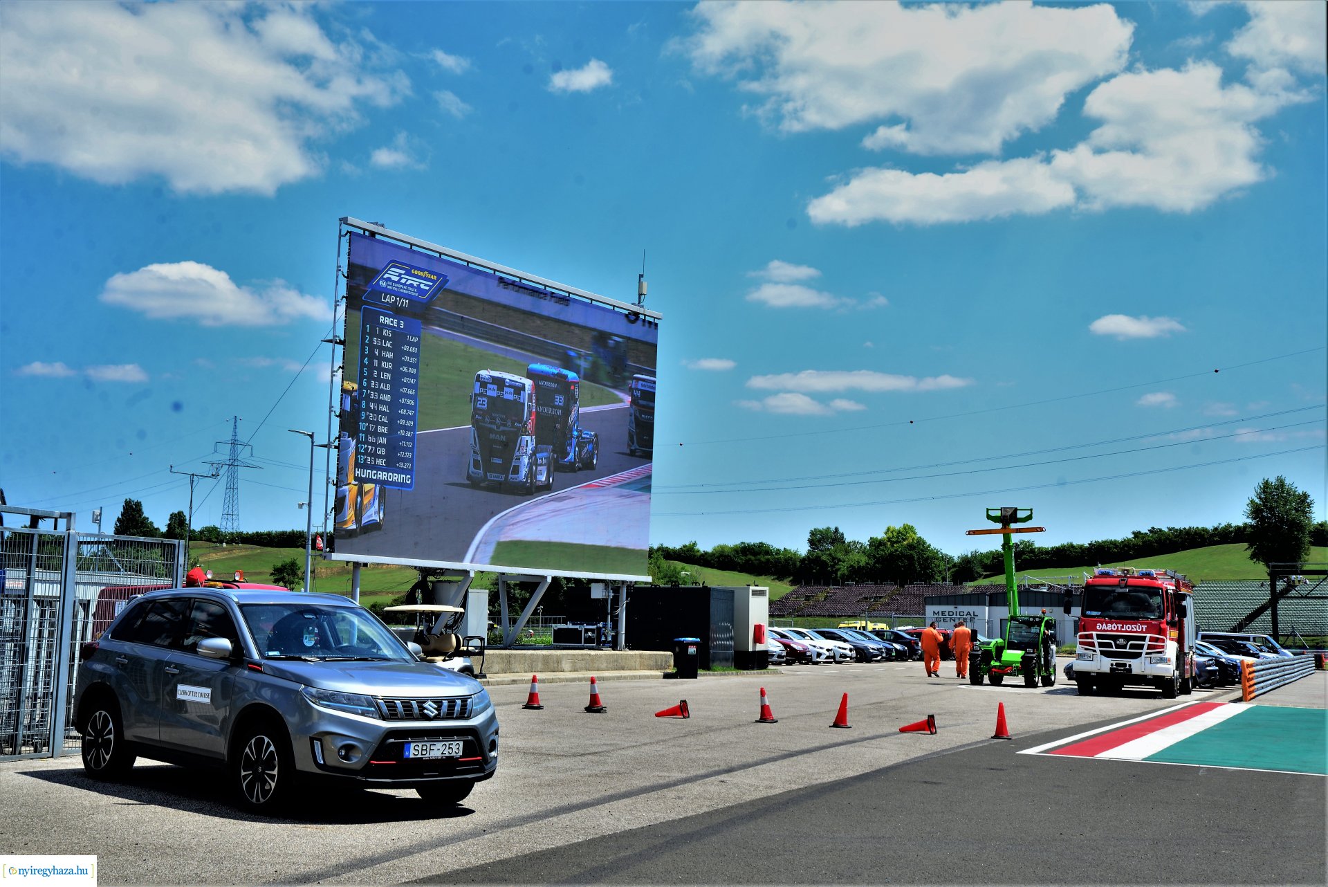 Kiss Norbert hármas győzelme a Hungaroringen