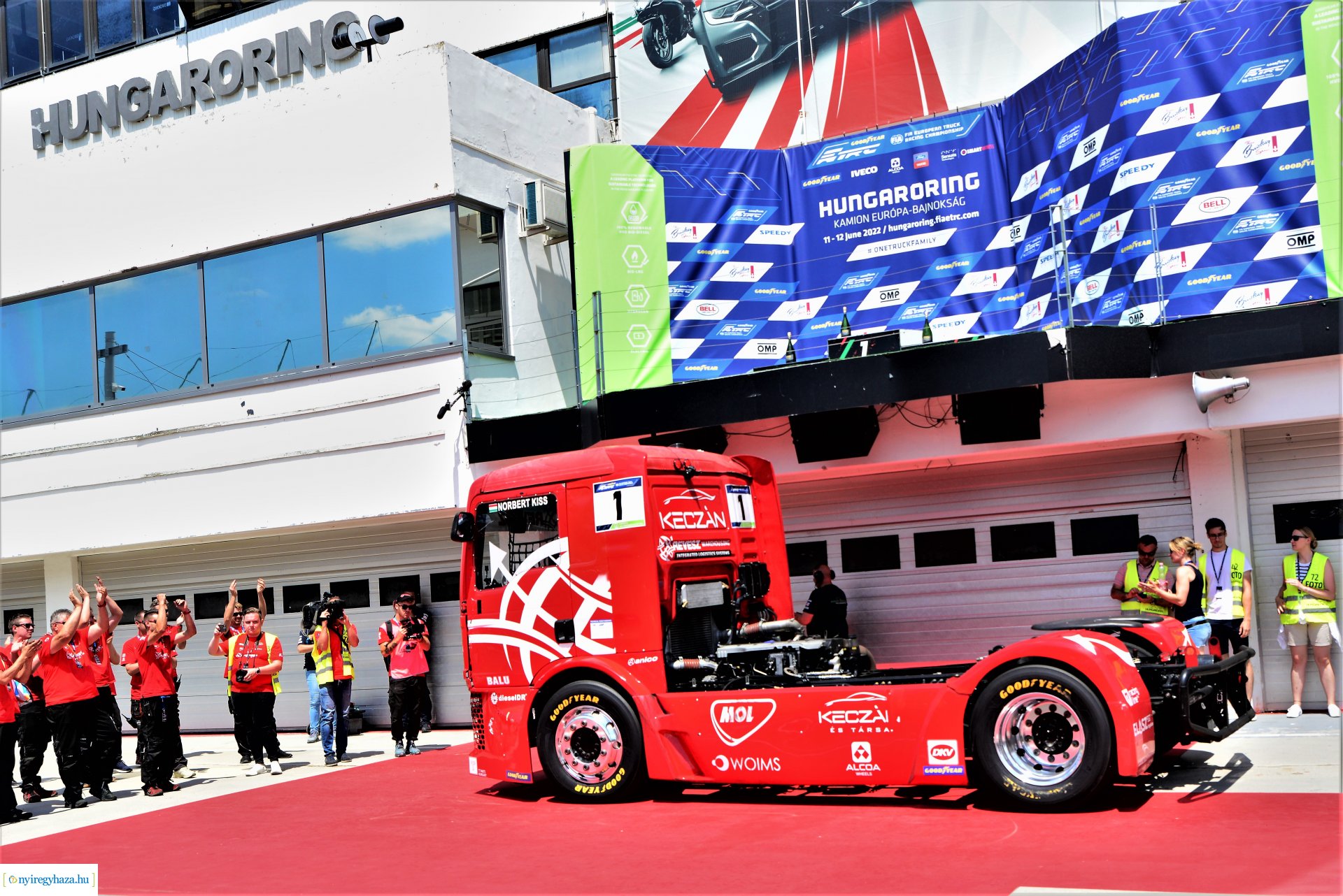 Kiss Norbert hármas győzelme a Hungaroringen