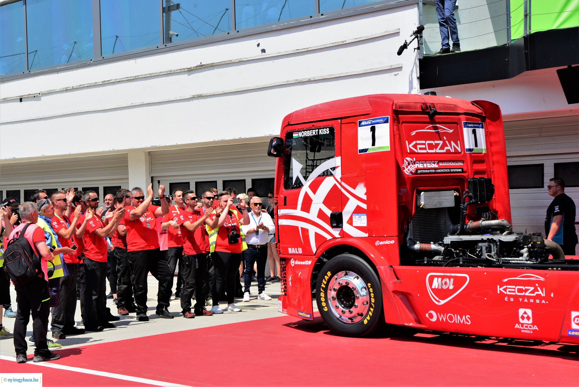 Kiss Norbert hármas győzelme a Hungaroringen