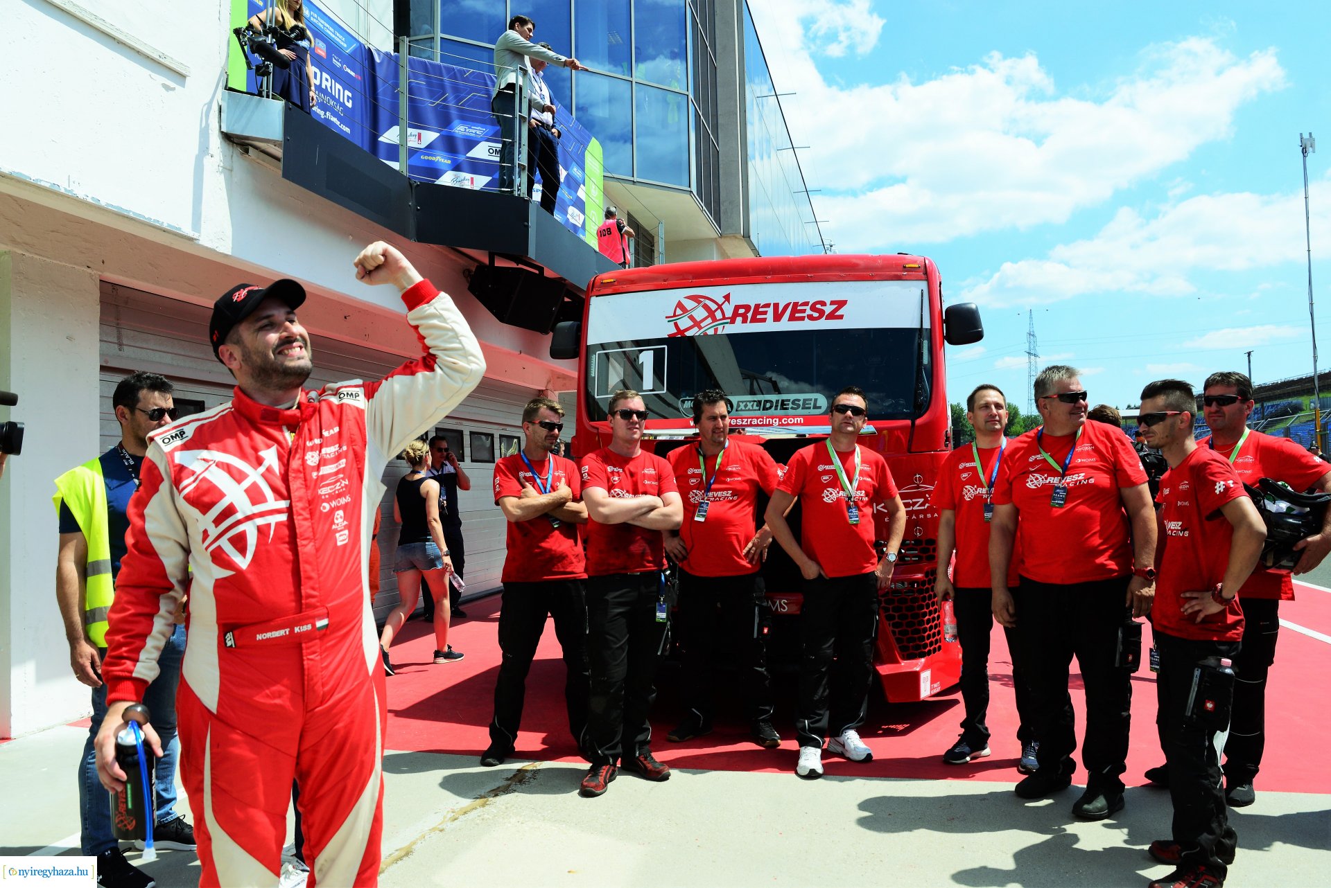 Kiss Norbert hármas győzelme a Hungaroringen