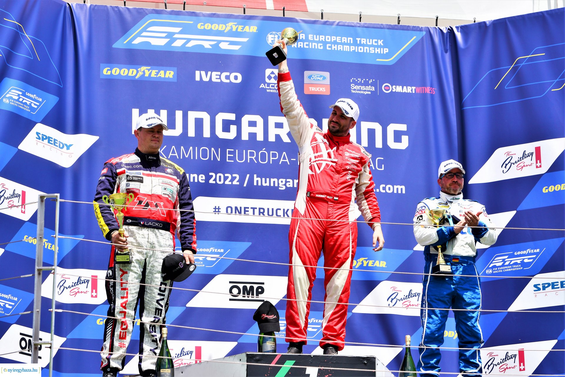 Kiss Norbert hármas győzelme a Hungaroringen