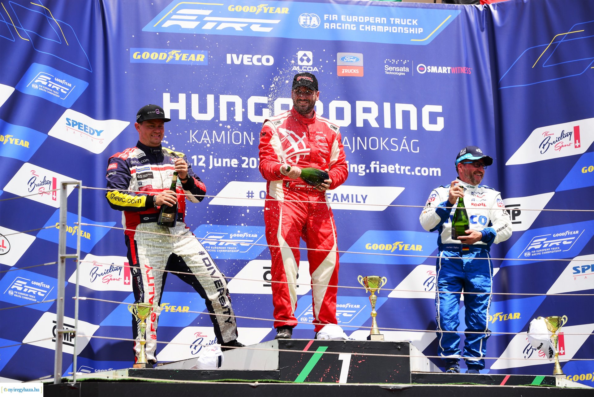 Kiss Norbert hármas győzelme a Hungaroringen