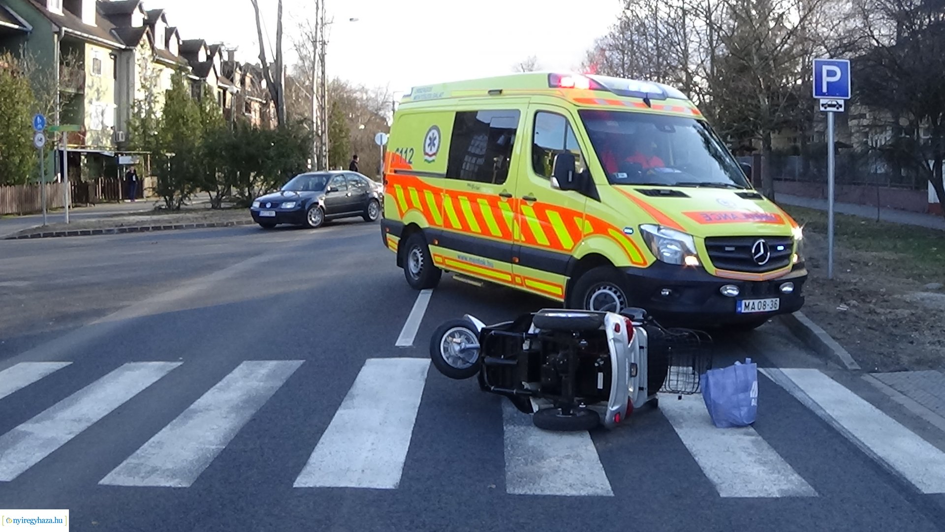 Triciklist gázoltak a Korányin