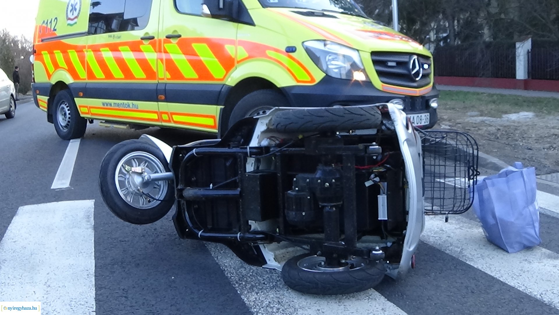 Triciklist gázoltak a Korányin