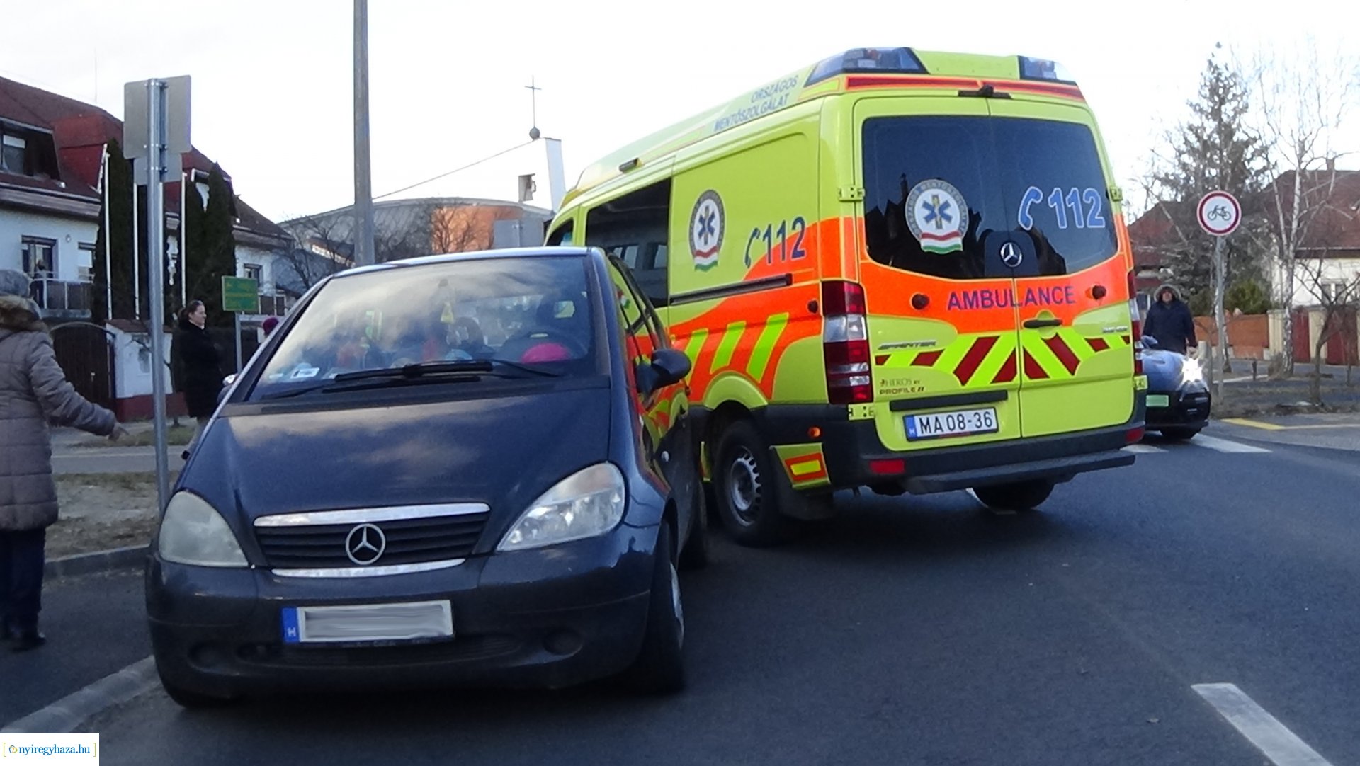 Triciklist gázoltak a Korányin