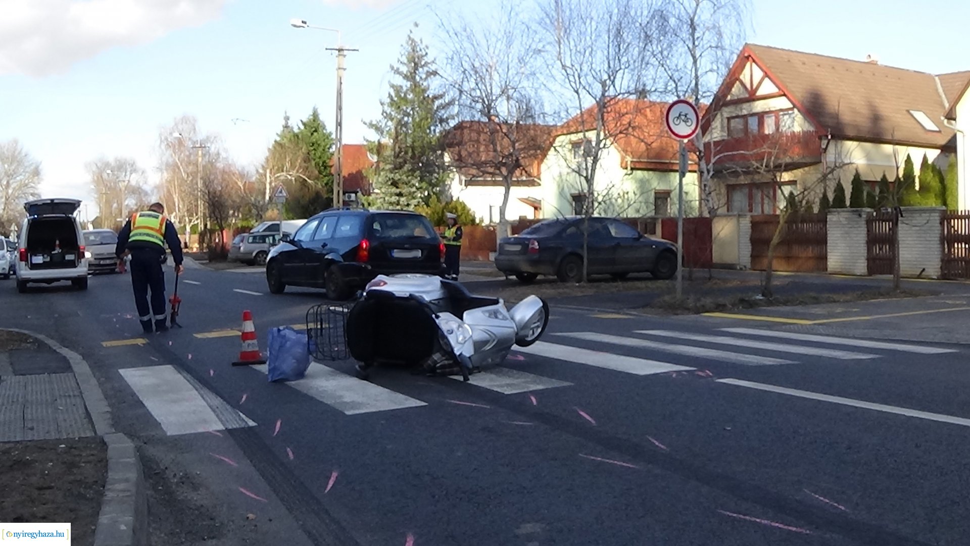 Triciklist gázoltak a Korányin