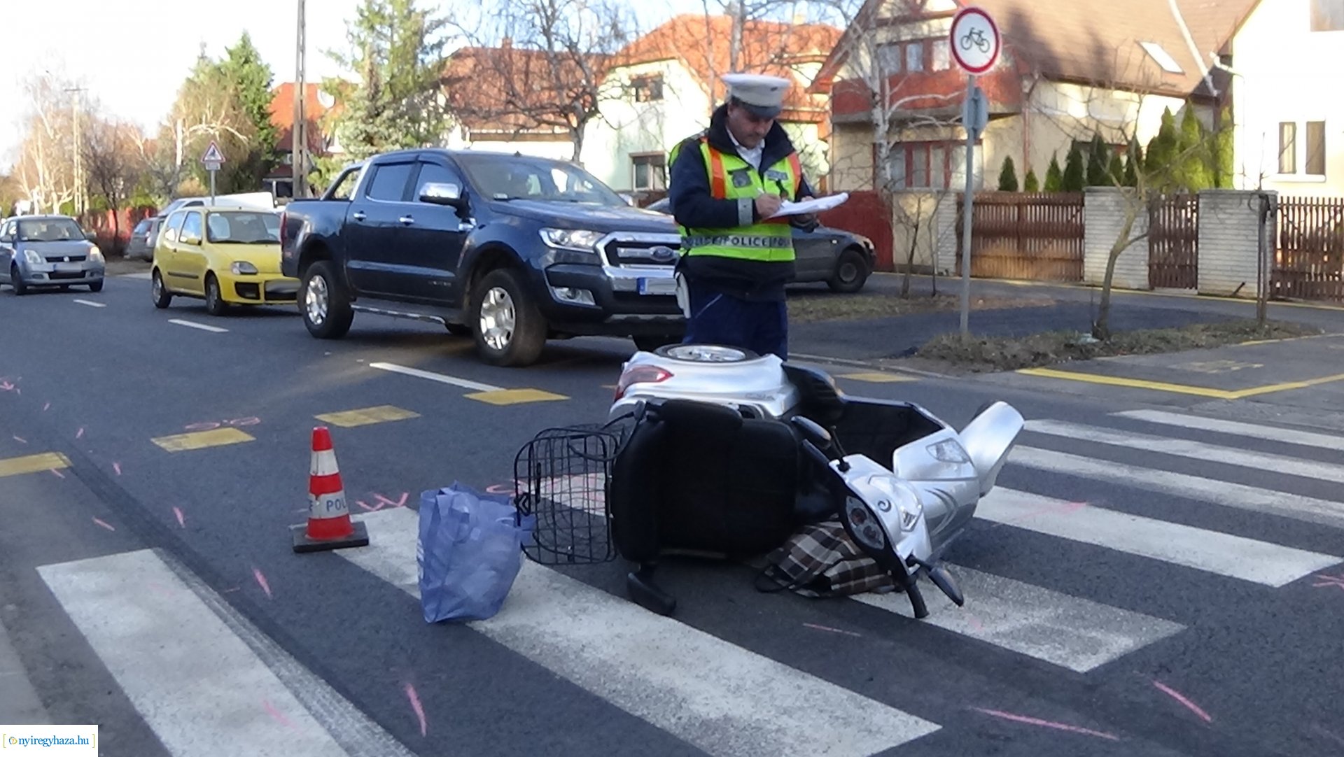 Triciklist gázoltak a Korányin