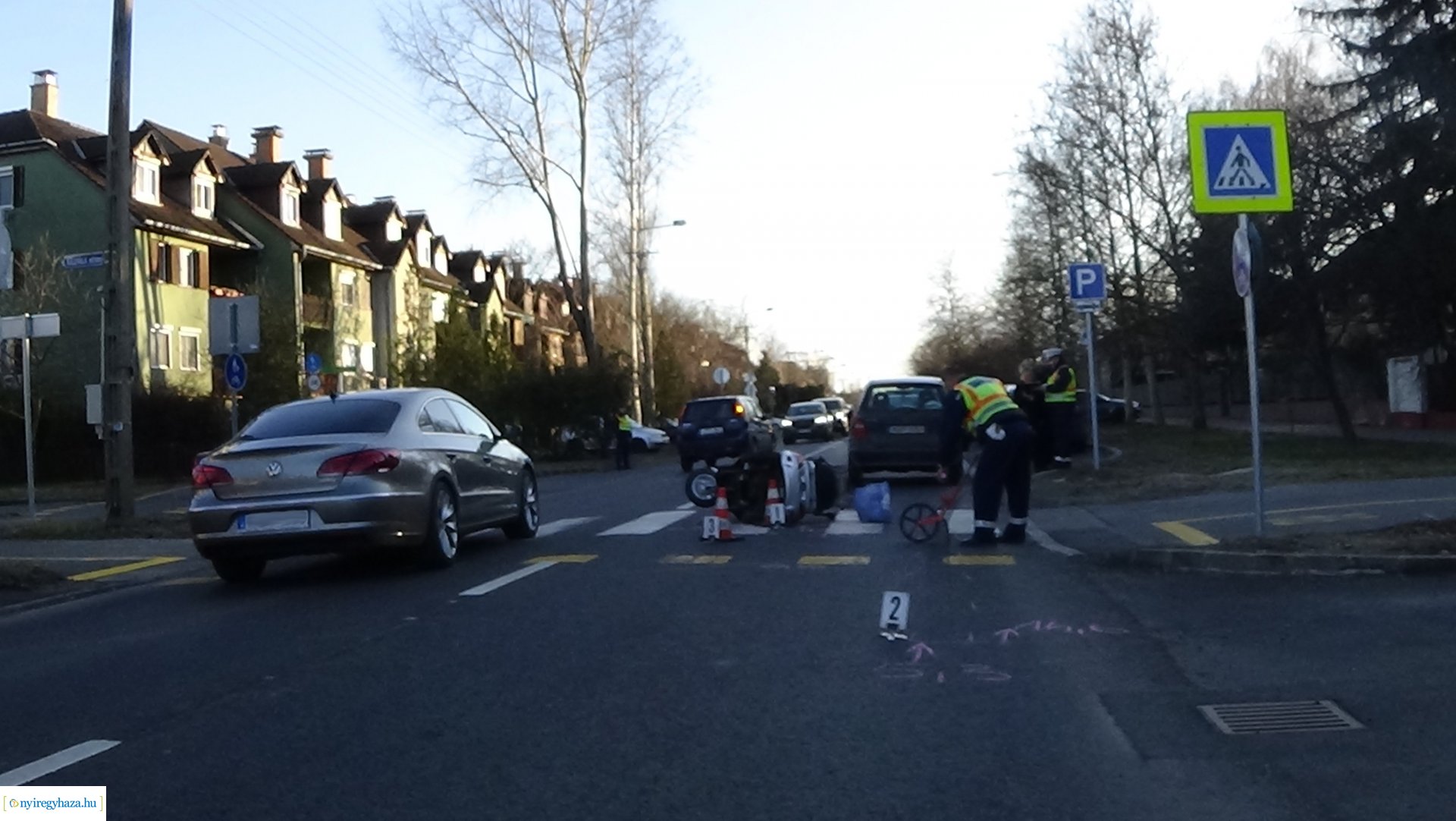 Triciklist gázoltak a Korányin