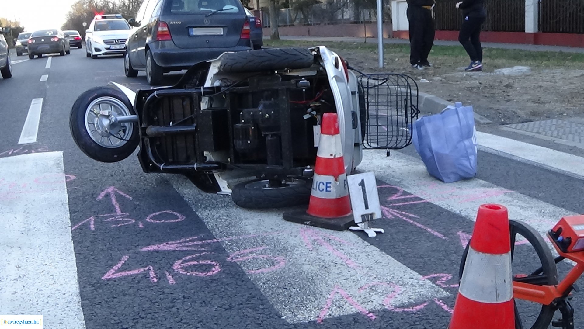 Triciklist gázoltak a Korányin