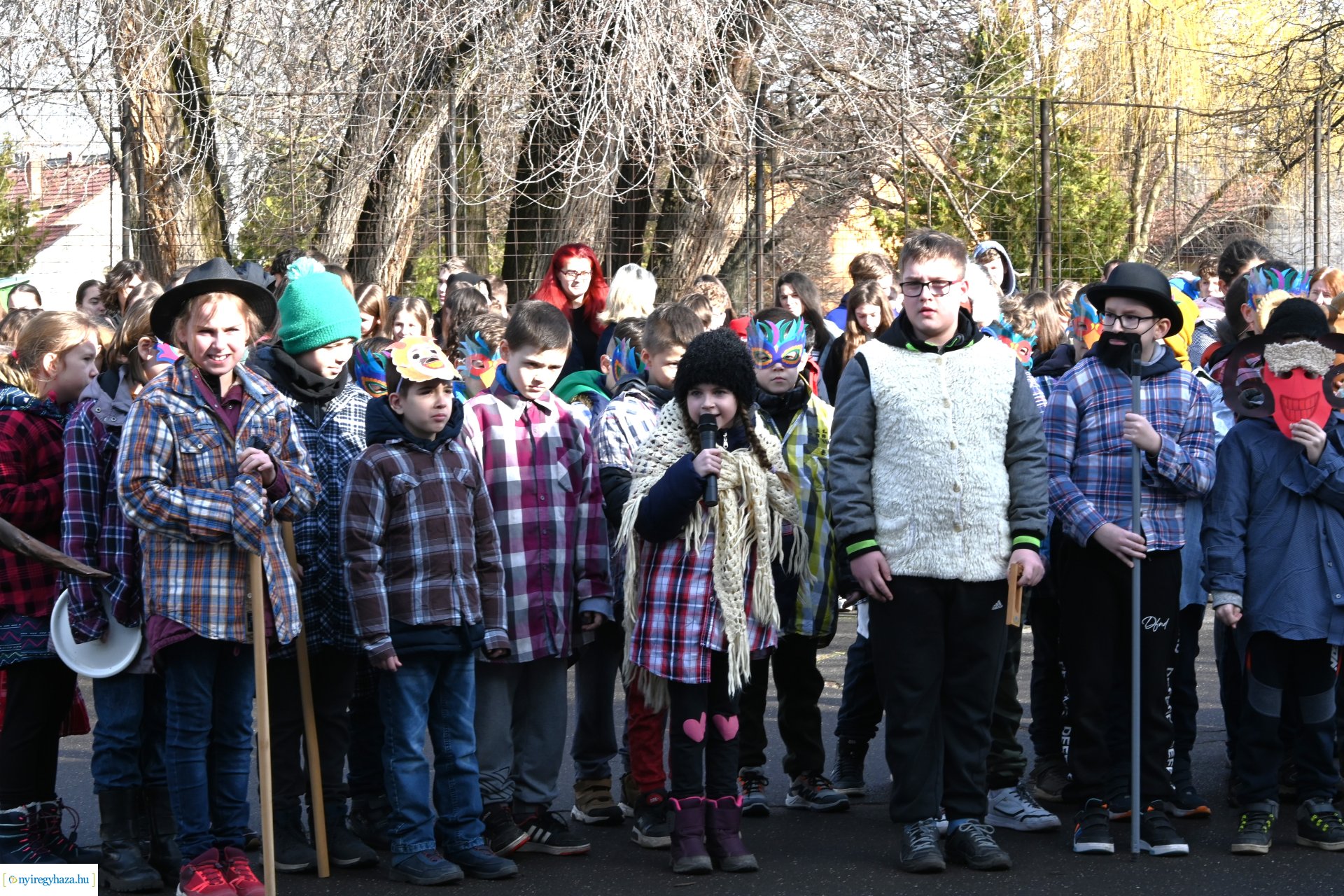 Kiszebáb égetés a Kazinczy Ferenc Tagintézményben