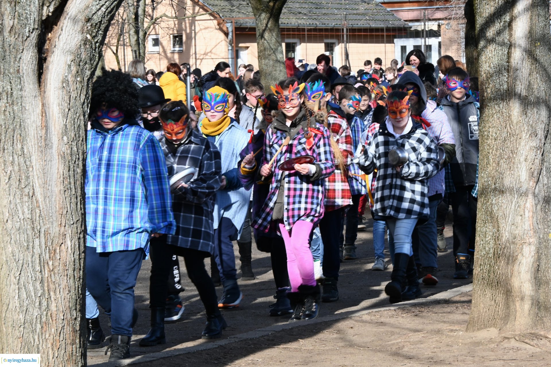 Kiszebáb égetés a Kazinczy Ferenc Tagintézményben