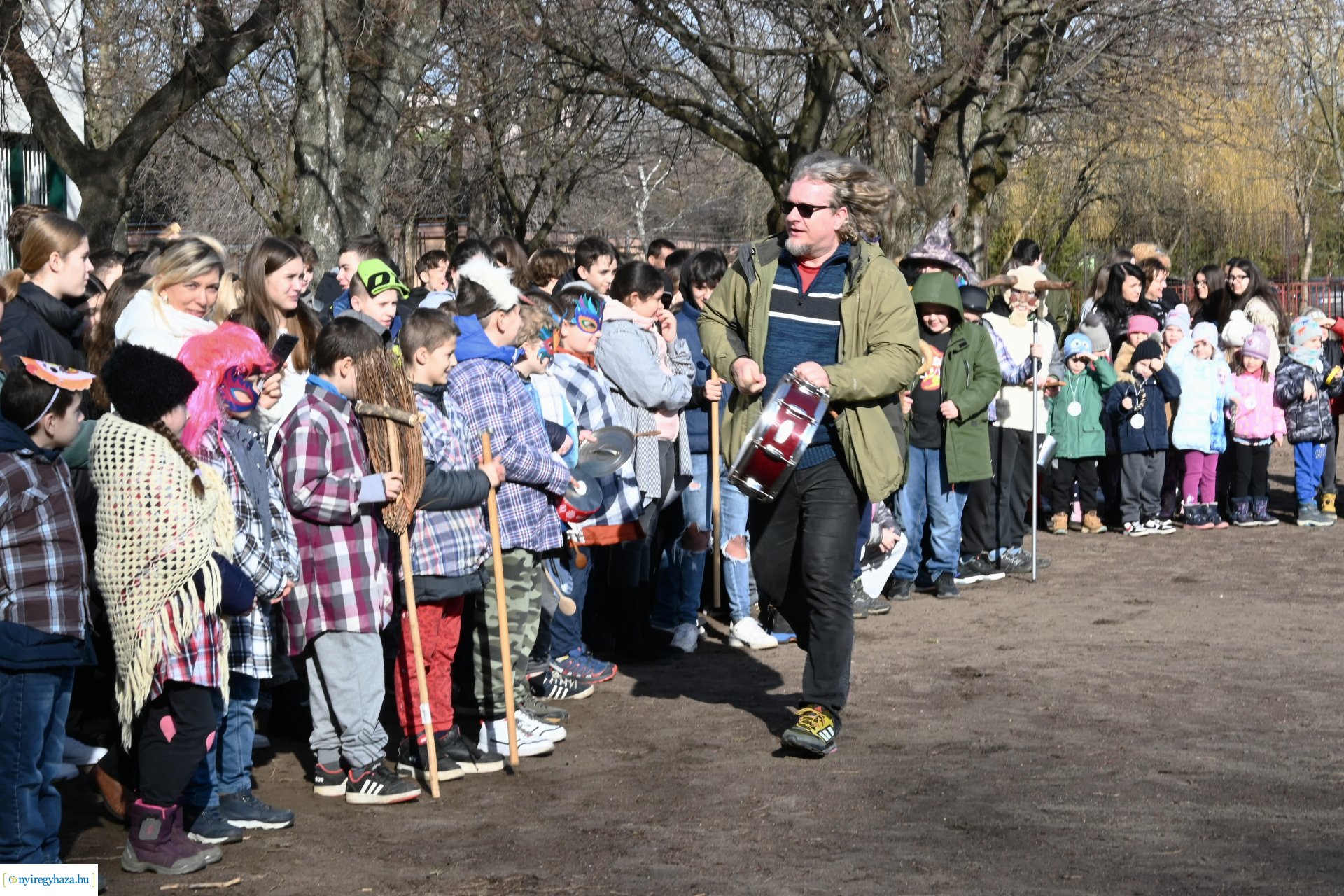 Kiszebáb égetés a Kazinczy Ferenc Tagintézményben