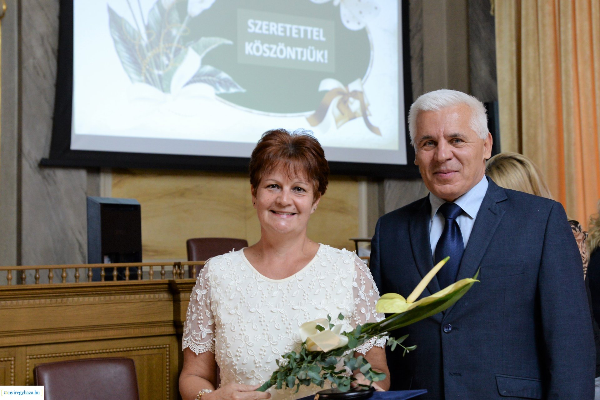 Kitüntetések átadása a  Városházán