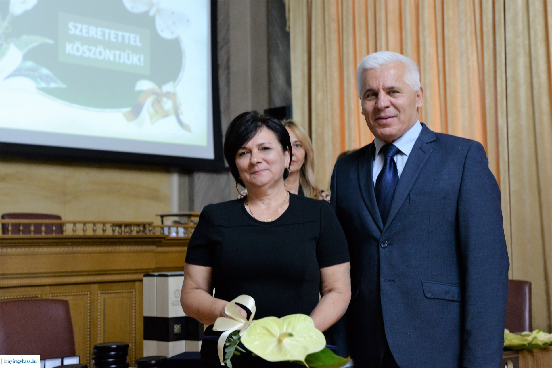 Kitüntetések átadása a  Városházán