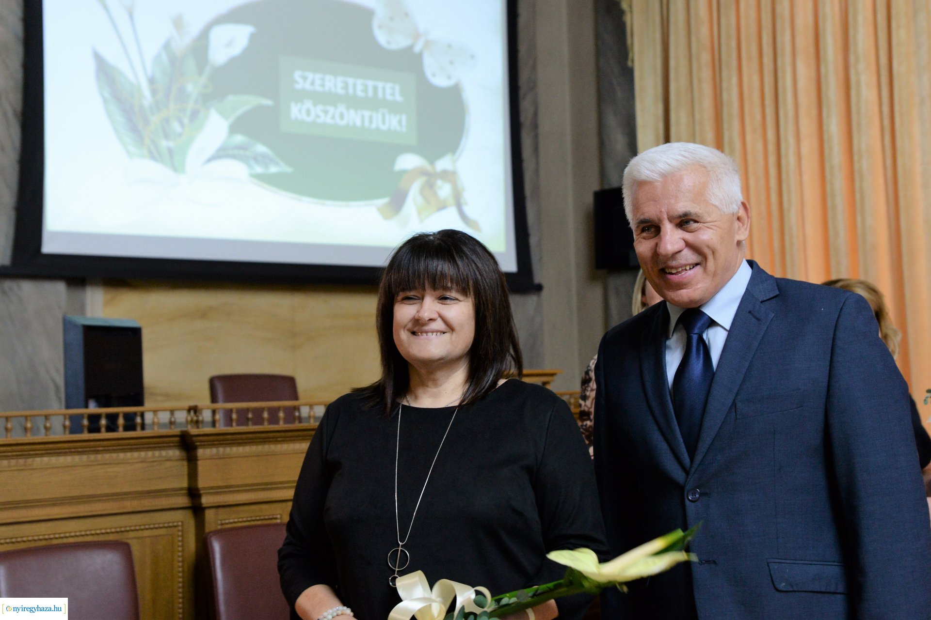 Kitüntetések átadása a  Városházán