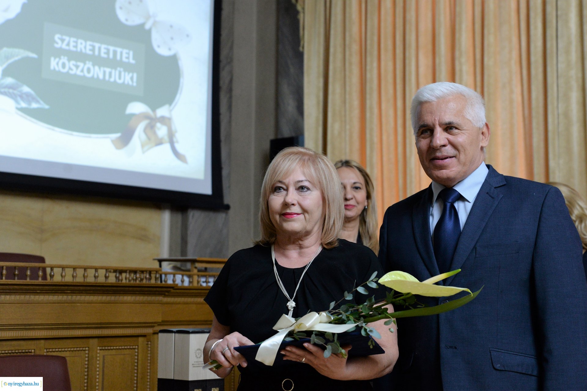 Kitüntetések átadása a  Városházán