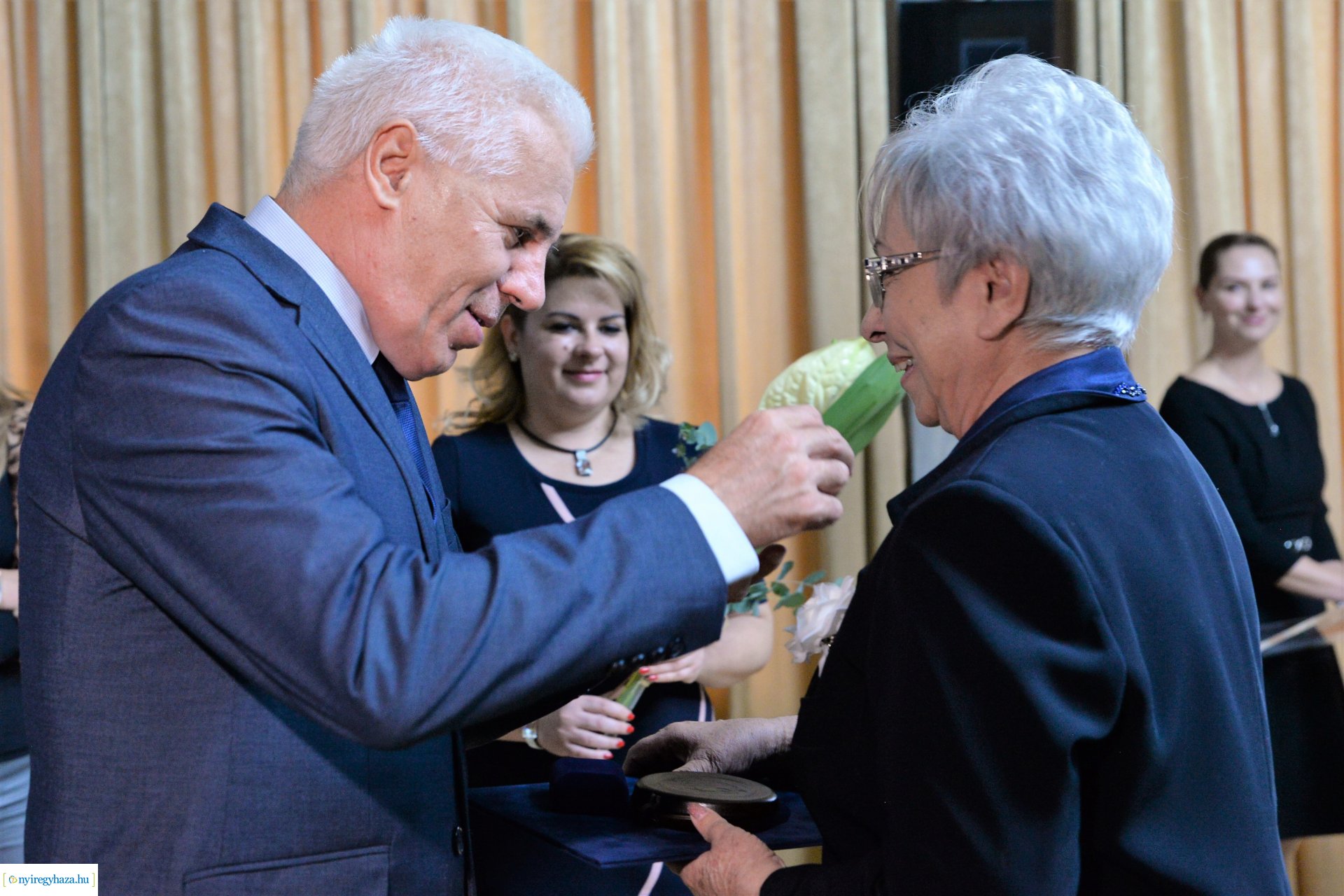 Kitüntetések átadása a  Városházán