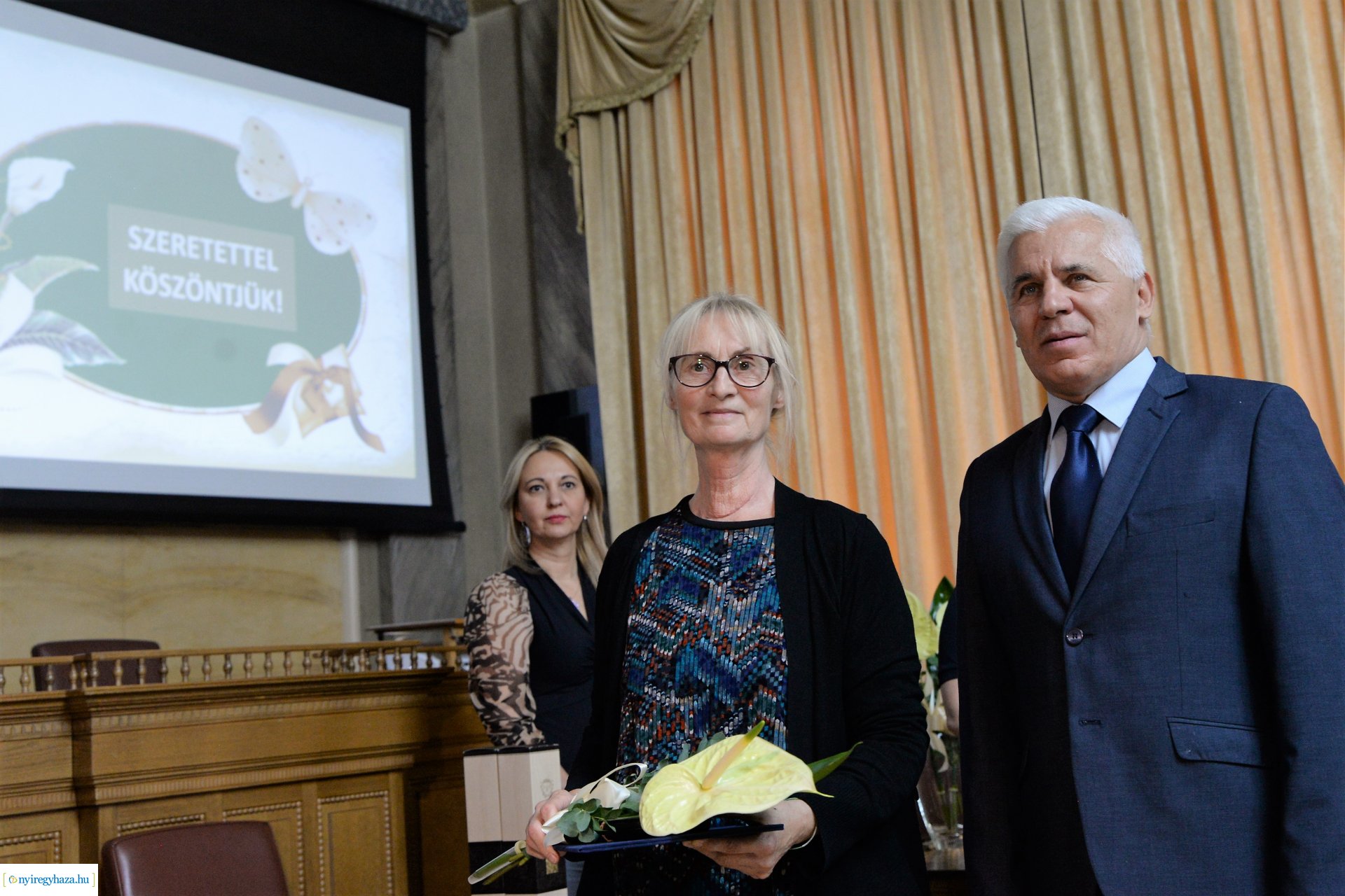 Kitüntetések átadása a  Városházán