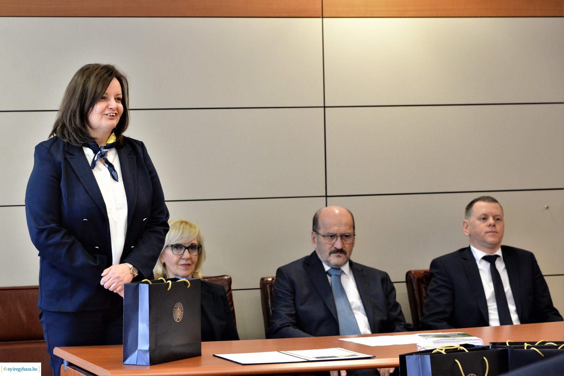 Kiválósági Ösztöndíjprogram okleveleinek átadása a Nyíregyházi Egyetemen