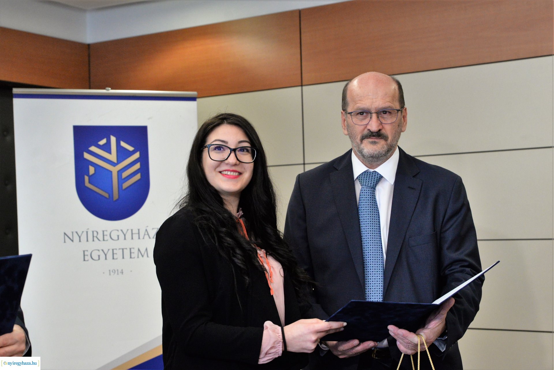 Kiválósági Ösztöndíjprogram okleveleinek átadása a Nyíregyházi Egyetemen