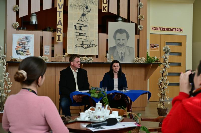 Könyvtári napok  2025 sajtótájékoztatója