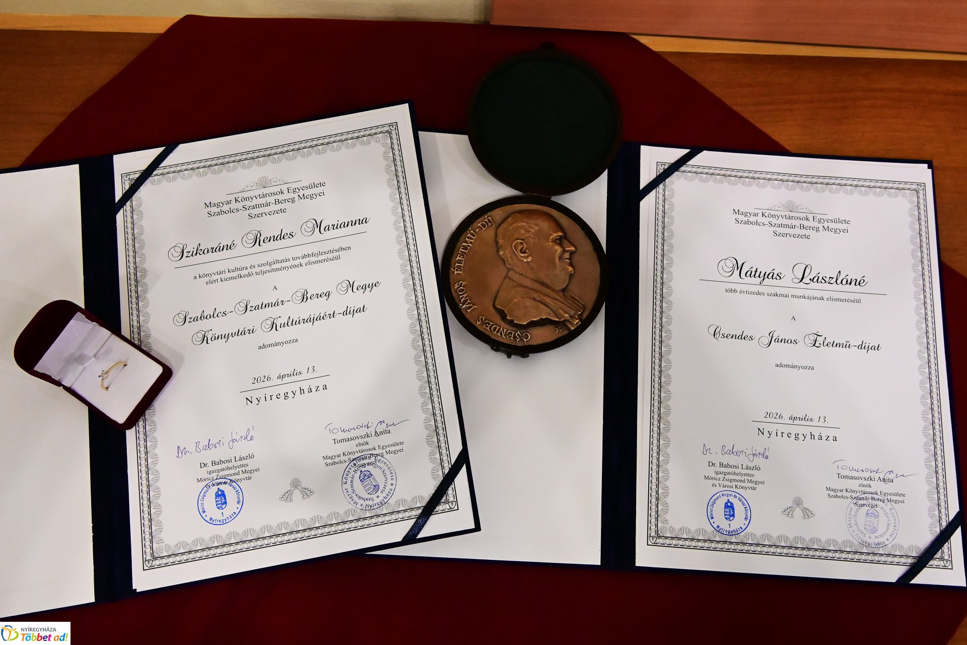 Könyvtárosok elismerése 2026.