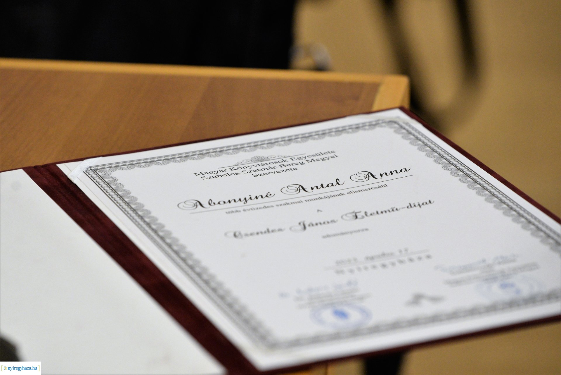 Könyvtárosok elismerése