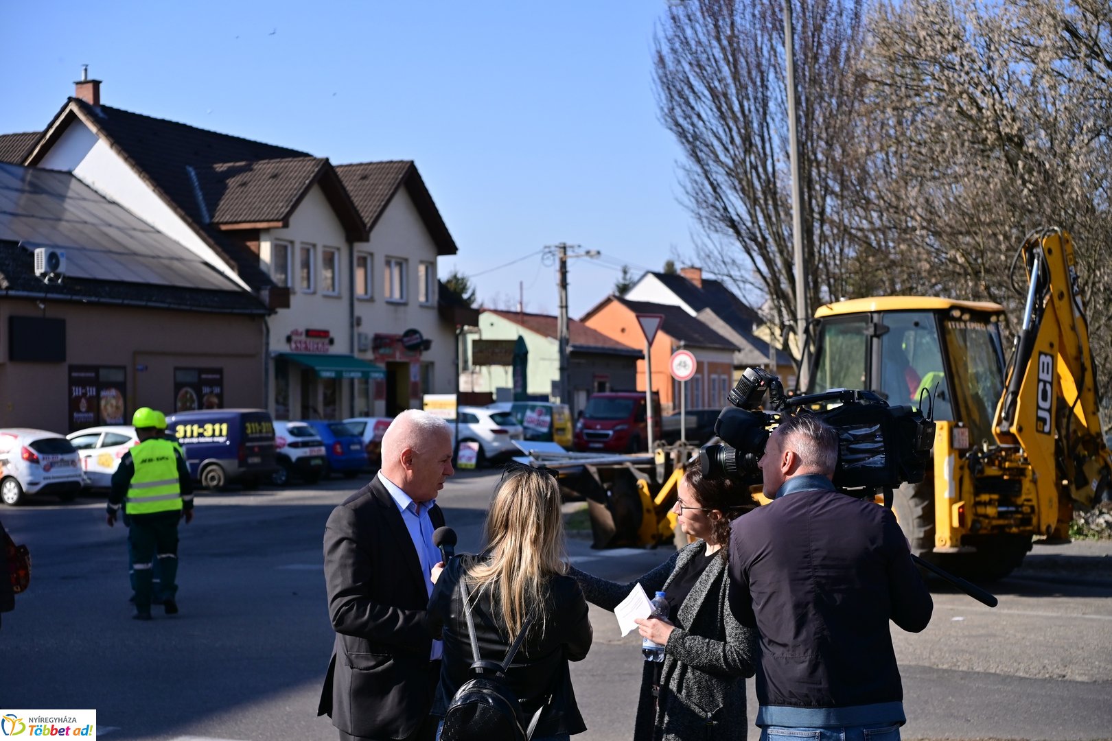 Körforgalom építés a Vasvári Pál utcán - 2026 március