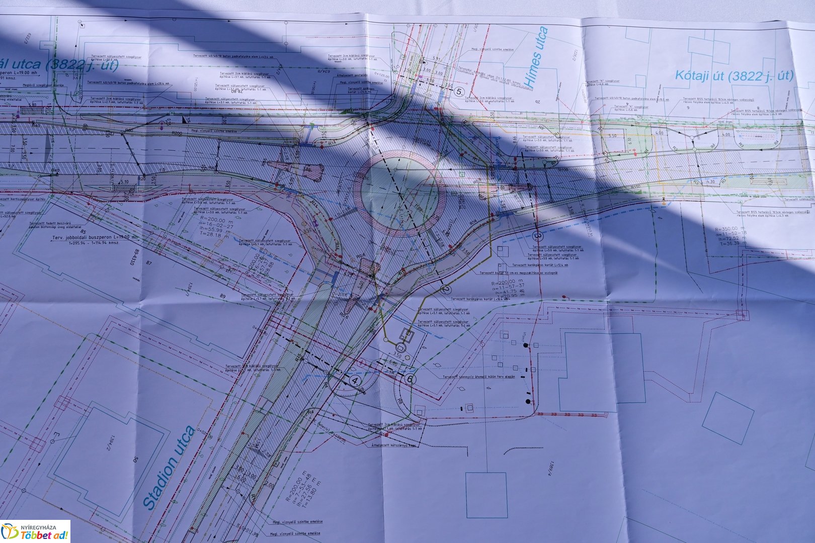 Körforgalom építés a Vasvári Pál utcán - 2026 március