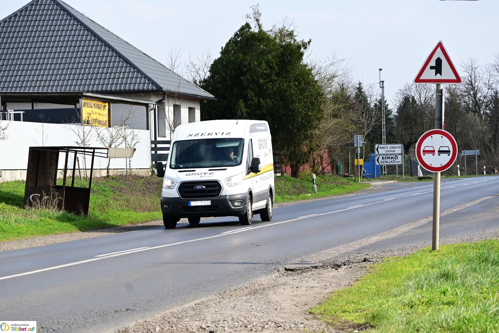Körforgalom épül a Nagyszállási úton