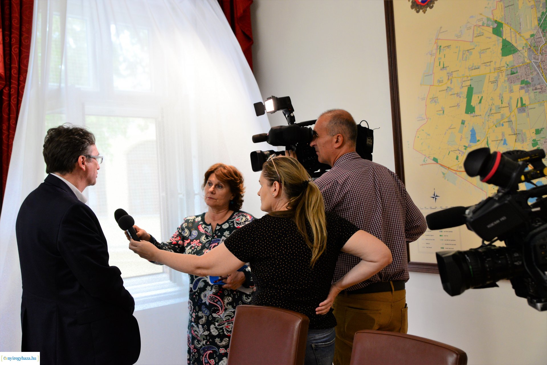 Környezetvédelmi infrastruktúra-fejlesztések Nyíregyházán - projektzáró sajtótájékoztató