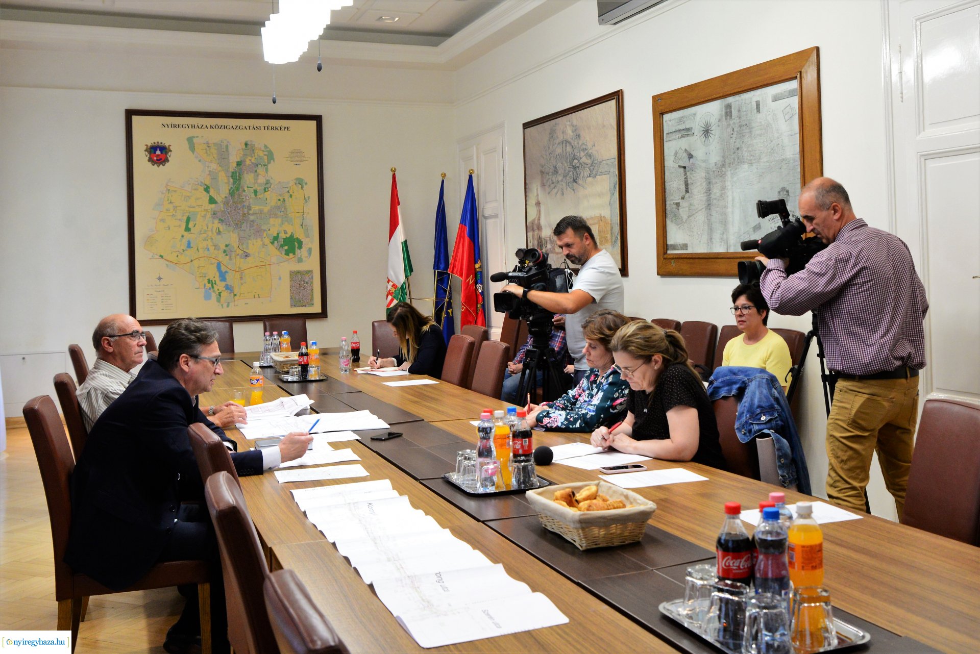 Környezetvédelmi infrastruktúra-fejlesztések Nyíregyházán - projektzáró sajtótájékoztató