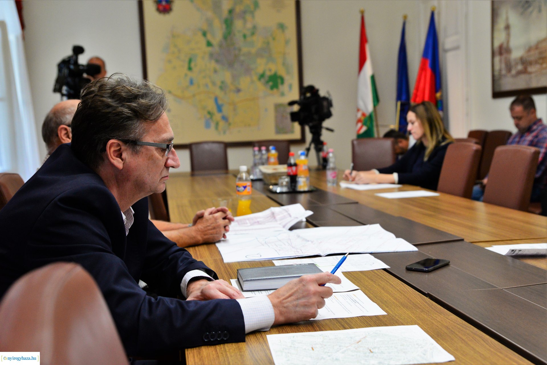 Környezetvédelmi infrastruktúra-fejlesztések Nyíregyházán - projektzáró sajtótájékoztató