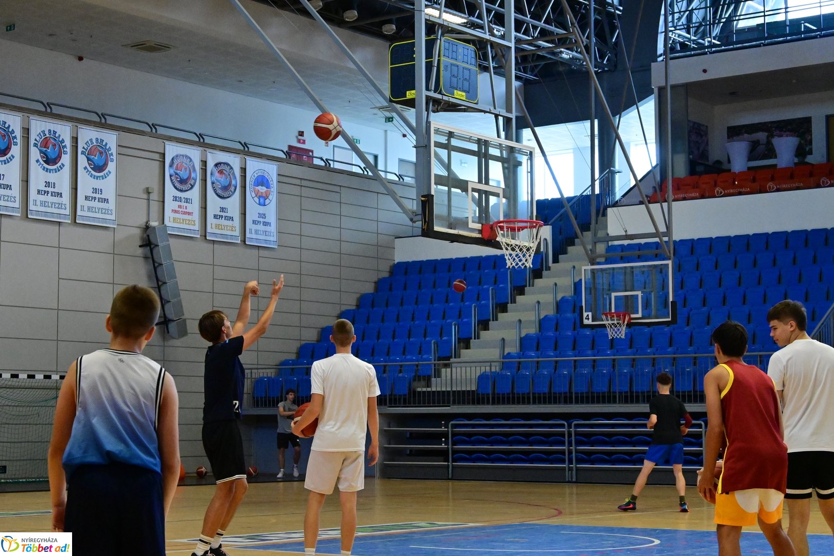 Kosártábor az Arénában 2025 júliusában