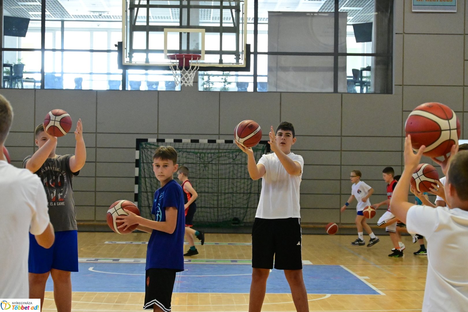 Kosártábor az Arénában 2025 júliusában