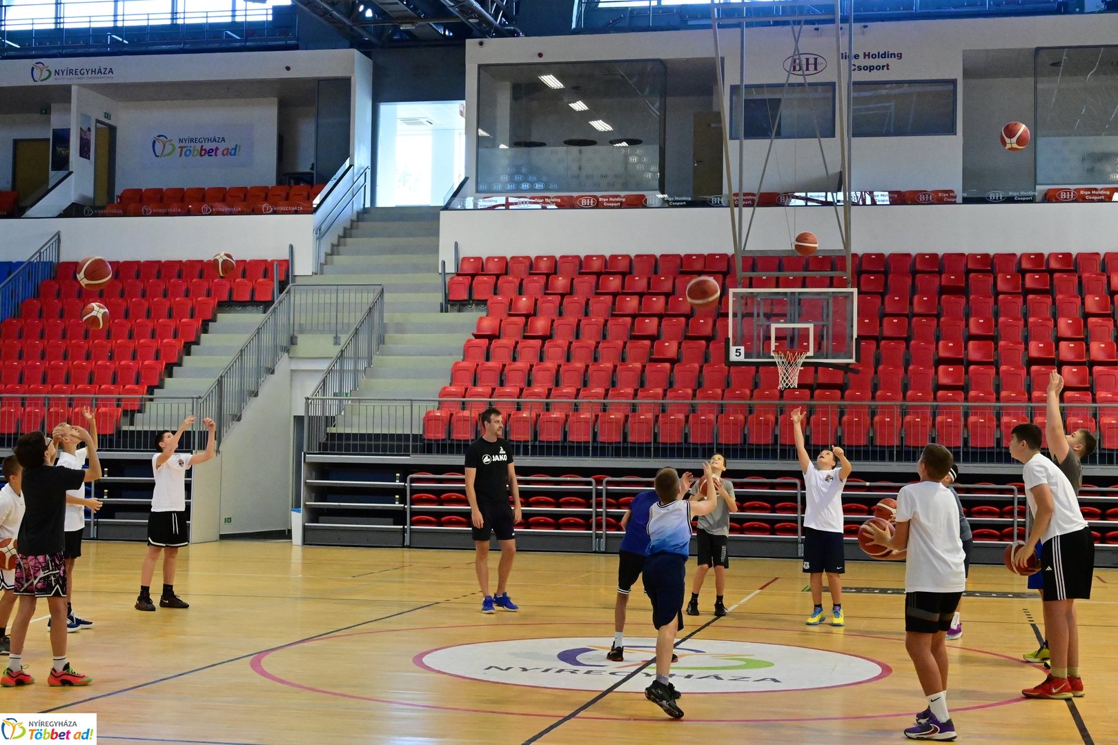 Kosártábor az Arénában 2025 júliusában