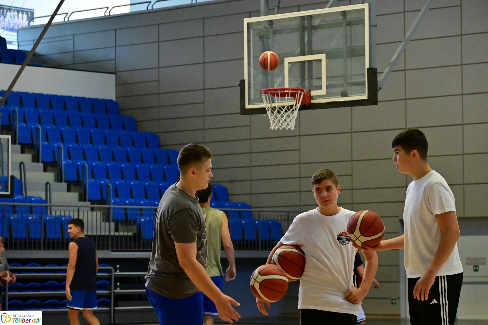 Kosártábor az Arénában 2025 júliusában