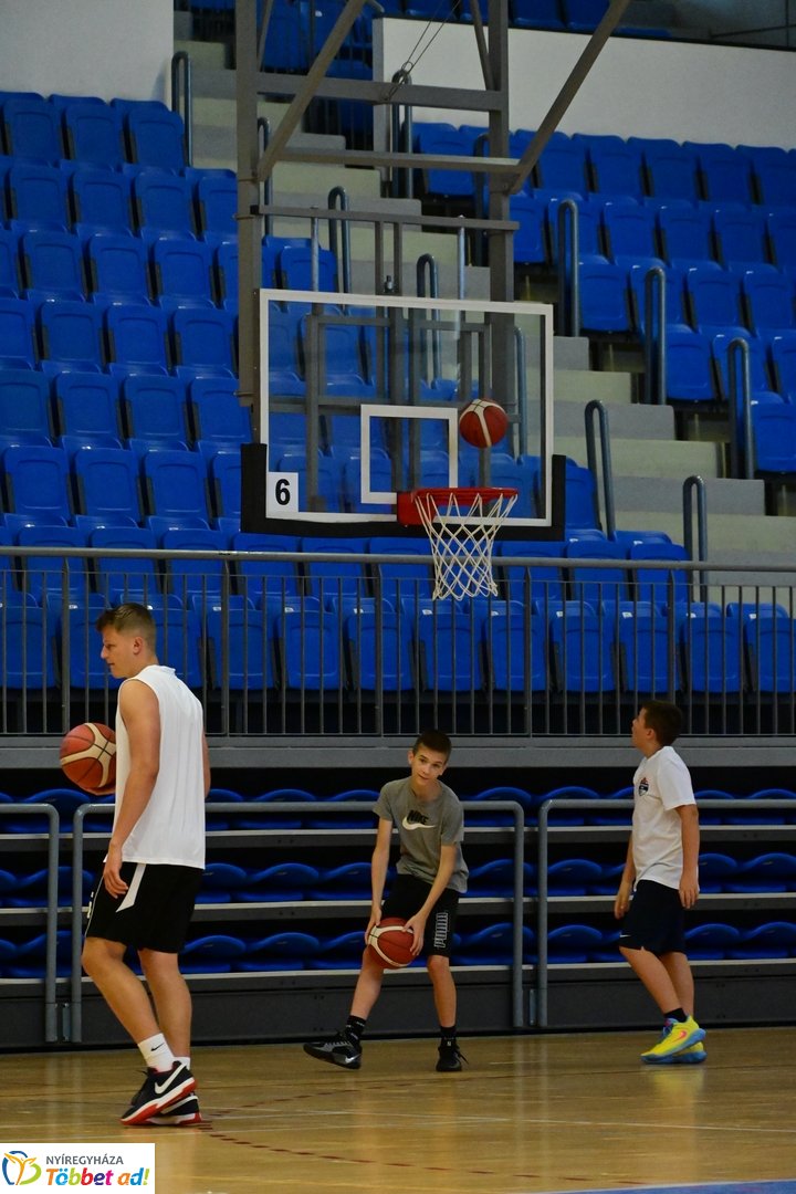 Kosártábor az Arénában 2025 júliusában