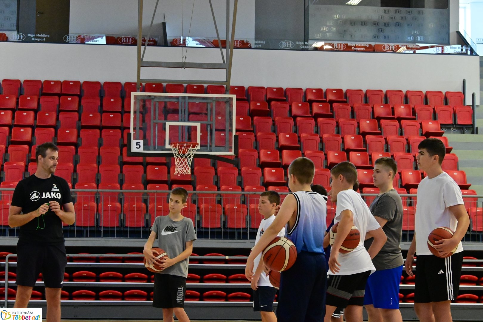 Kosártábor az Arénában 2025 júliusában