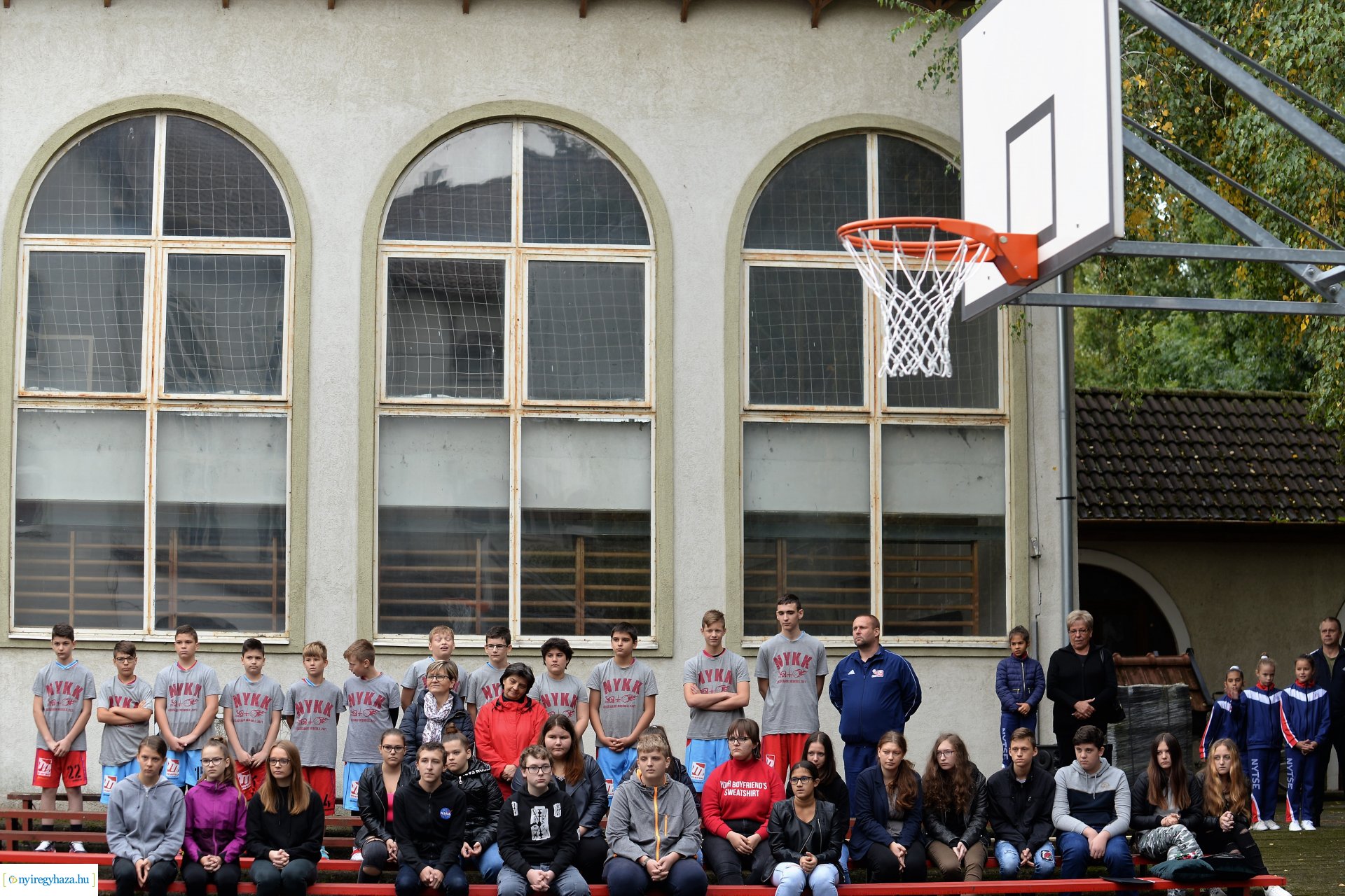 Kosárlabdapálya avató a Westsik Vilmos Technikumban