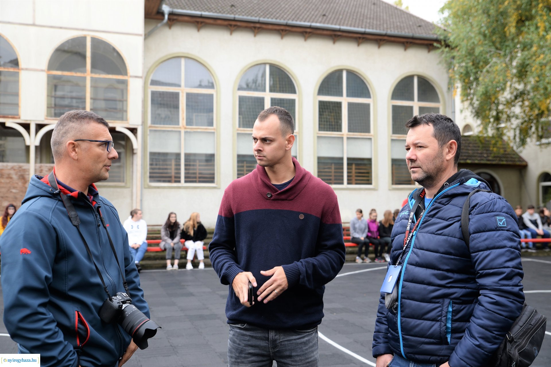 Kosárlabdapálya avató a Westsik Vilmos Technikumban