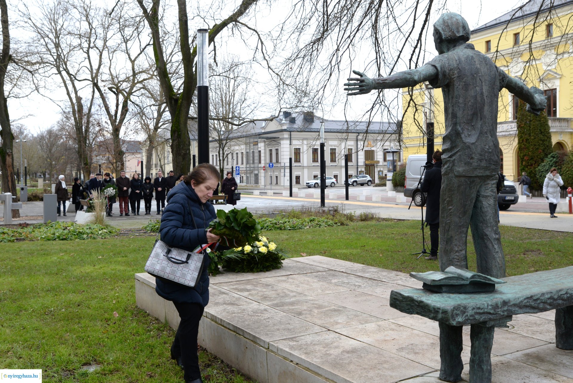 Koszorúzás és megemlékezés Váci Mihály születésnapján - 2023