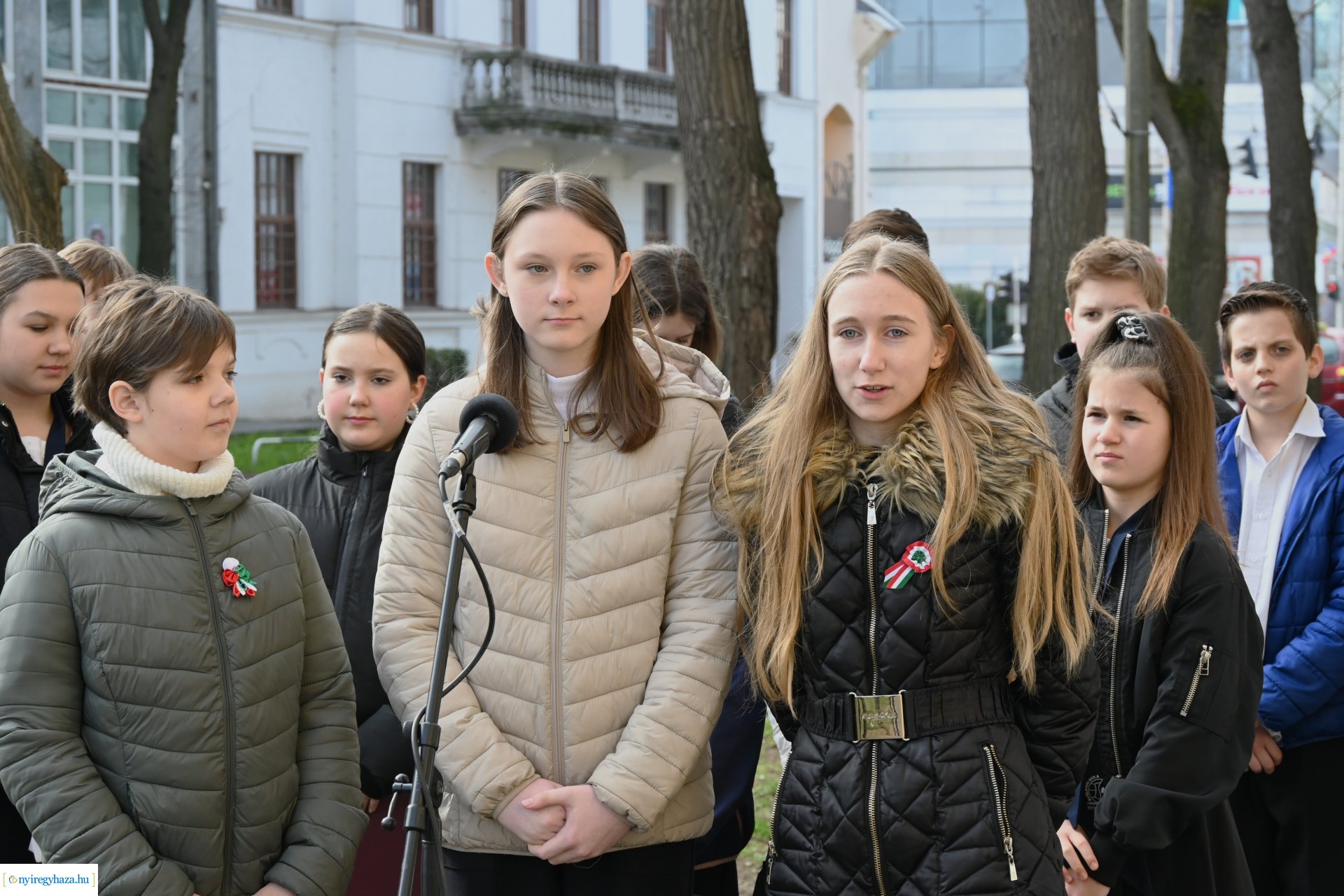 Koszorúzás Irányi Dániel emléktáblájánál