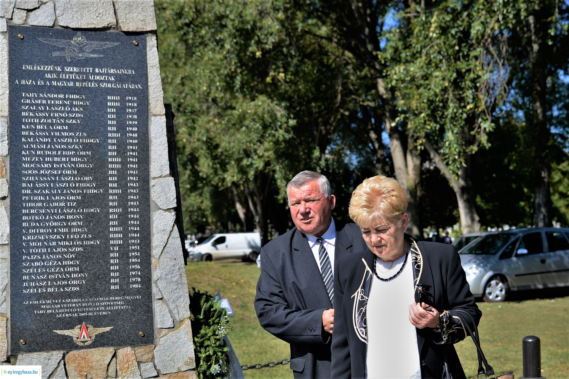 Koszorúzás Nyíregyháza bombázásának évfordulója alkalmából