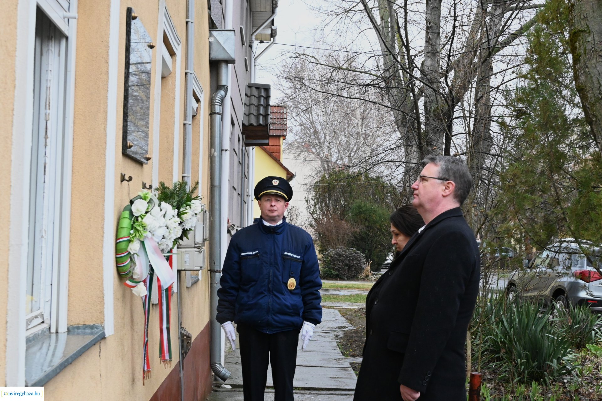 Koszorúzás Toma András emléktáblájánál 2024.