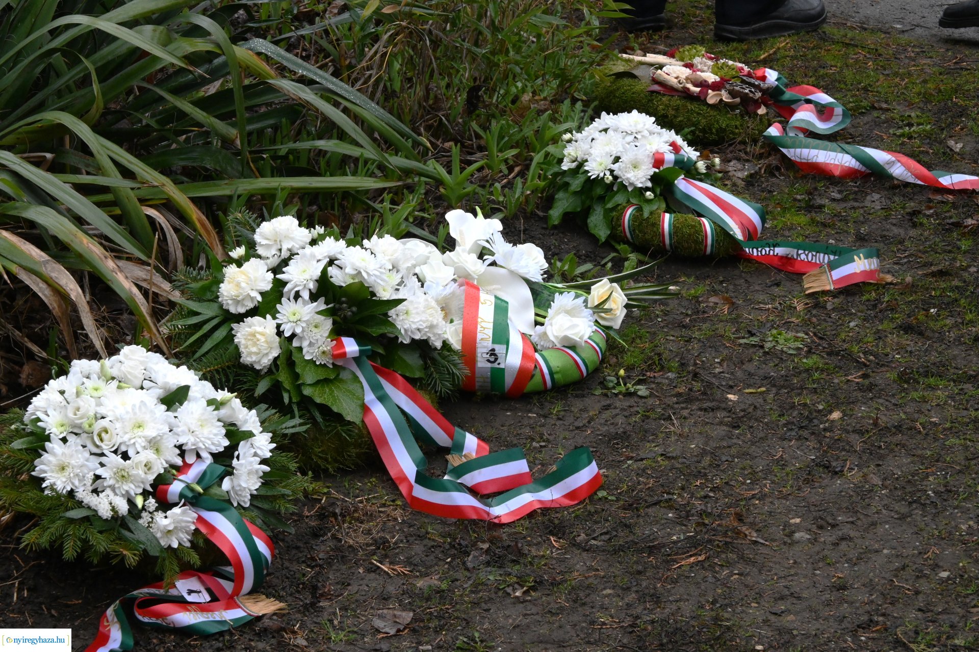 Koszorúzás Toma András emléktáblájánál 2024.